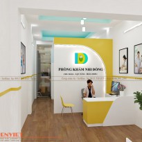 Thiết kế phòng khám nhi đồng 60m2