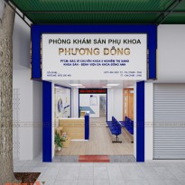 Thiết kế phòng khám sản phụ khoa Phương Đông 55m2