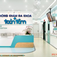 Thiết kế phòng khám đa khoa Toàn Tâm