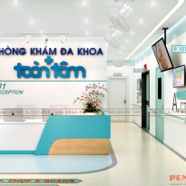 Thiết kế phòng khám đa khoa Toàn Tâm