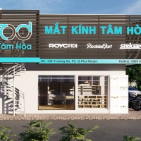 Thiết kế cửa hàng mắt kính Tâm Hòa – 67m2 – Quận Phú Nhuận
