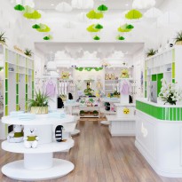 Thiết kế thi công shop mẹ và bé Xiu & Mom – Đống Đa - Hà Nội