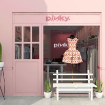 Thiết kế shop thời trang Pinky - 25m2 - Bắc Giang