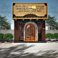 Thiết kế showroom rượu vang và phòng ăn Vip Gruzita wine