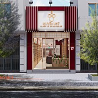 Thiết kế siêu thị mỹ phẩm và đồ gia dụng Huyền Mỹ