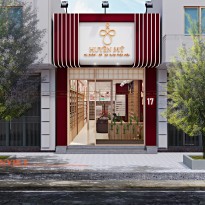 Thiết kế siêu thị mỹ phẩm và đồ gia dụng Huyền Mỹ