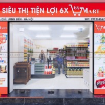 Thiết kế siêu thị mini 6X Mart