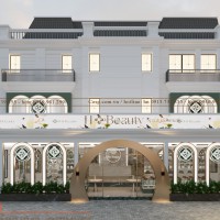 Thiết kế spa H+ Beauty sang trọng, hiện đại 360m2 – Hà Nội