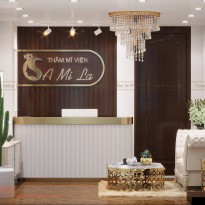 Thiết kế phòng khách spa - thẩm mỹ viện Amila