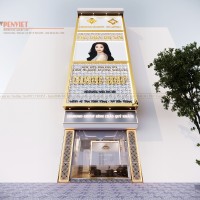 Thiết kế spa kết hợp đào tạo Diamond Spa