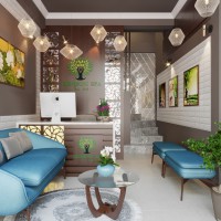 Thiết kế nội thất phòng tiếp khách spa Zenmori – Hoàn Kiếm - Hà Nội