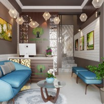Thiết kế nội thất phòng tiếp khách spa Zenmori – Hoàn Kiếm - Hà Nội