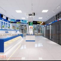 Thiết kế Shop vật liệu xây dựng HM HOA MAI