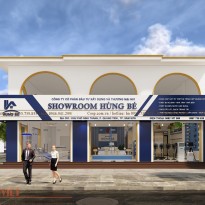 Thiết kế showroom thiết bị vệ sinh Hùng Bé 230m2 tại Sầm Sơn 