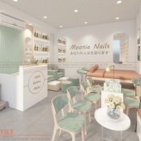 Thiết Kế Nội Thất Tiệm Nails - Chị Trang - Hà Nội
