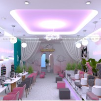 Thiết Kế Tiệm Nail Spa - Chị Quế Anh - Quận 8