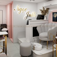 Thiết kế tiệm nail Ngọc Julli