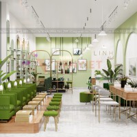 Thiết kế tiệm nail Linh Nails