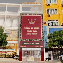 Thiết kế tiệm vàng Anh Minh