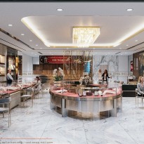Thi công tiệm vàng cao cấp 150m2 tại Nghệ An