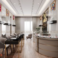 Thiết kế tiệm đá quý Dragon