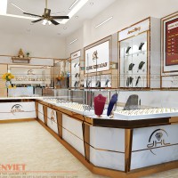 Biến hóa mặt bằng 30m2 với thiết kế tiệm vàng Dung Kim Loan sang trọng