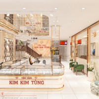Thiết kế tiệm vàng Kim Kim Tùng 70m2