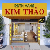 Thiết kế tiệm vàng Kim Thảo – Đồng Tháp