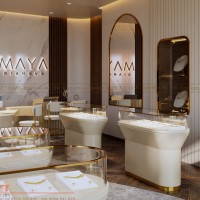 Thiết kế cửa hàng trang sức Maya Diamond