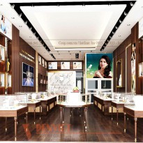 Thiết kế cửa hàng trang sức cao cấp Ngọc Trai Ngọc Hiền tại Phú Quốc