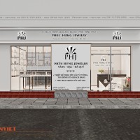 Thiết kế tiệm vàng Phúc Hưng Jewelry