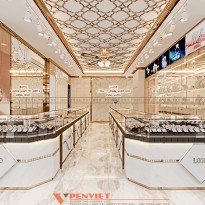 Thiết kế tiệm vàng Phúc Hưng