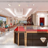 Thiết kế tiệm vàng Tân Văn Minh