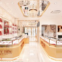 Thiết kế tiệm vàng Thùy Tiên