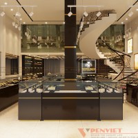 Thiết kế cửa hàng Vàng Bạc Trường Thịnh - Hà Nội