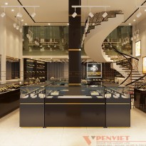 Thiết kế cửa hàng Vàng Bạc Trường Thịnh - Hà Nội