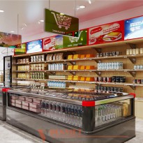 Thiết kế thi công cửa hàng thực phẩm HotPot – Linh Đàm