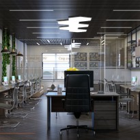 Thiết kế nội thất văn phòng Anh Bắc - Sóc Sơn - Hà Nội