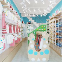 Thiết Kế Nội Thất Shop Mẹ Bé Kem Shop - Vĩnh Bảo - Hải Phòng