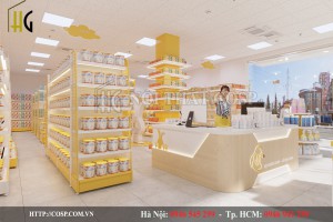 Top 3 mẫu thiết kế shop tông màu vàng siêu bắt mắt