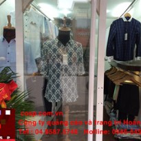 Thi công dự án shop thời trang nam - 177 Nguyễn Lương Bằng Hà Nội