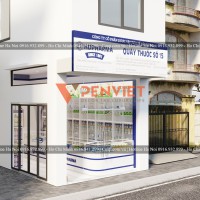 Thiết Kế Quầy Thuốc Chị Hạnh - Cẩm Giàng - Hải Dương