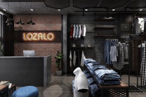 Thiết kế shop thời trang nam phong cách cực tinh tế và ấn tượng