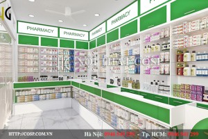 Bí quyết thiết kế quầy thuốc tây mang lại doanh thu cao