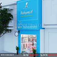 Thiết kế shop thời trang mẹ và bé - Babymia – Hà Nội