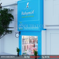 Thiết kế shop thời trang mẹ và bé - Babymia – Hà Nội