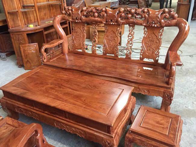 Gỗ hương đá được ứng dụng trong thiết kế nội thất 