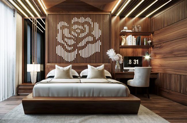 Nội thất đẹp từ gỗ óc chó