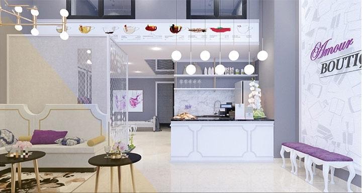 Dù là một thiết kế spa giá rẻ nhưng vẫn phải đảm bảo sự sang trọng, chuyên nghiệp