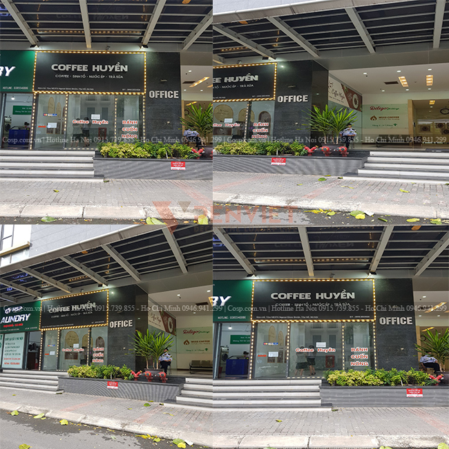 Hiện trạng mặt tiền của nhà thuốc Hà Nội Pharmacy